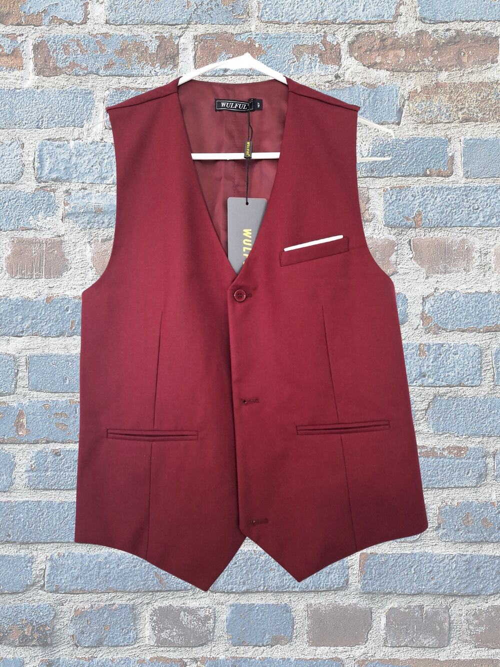 Wulful Size 16 Youth Dark Red Vest NWT